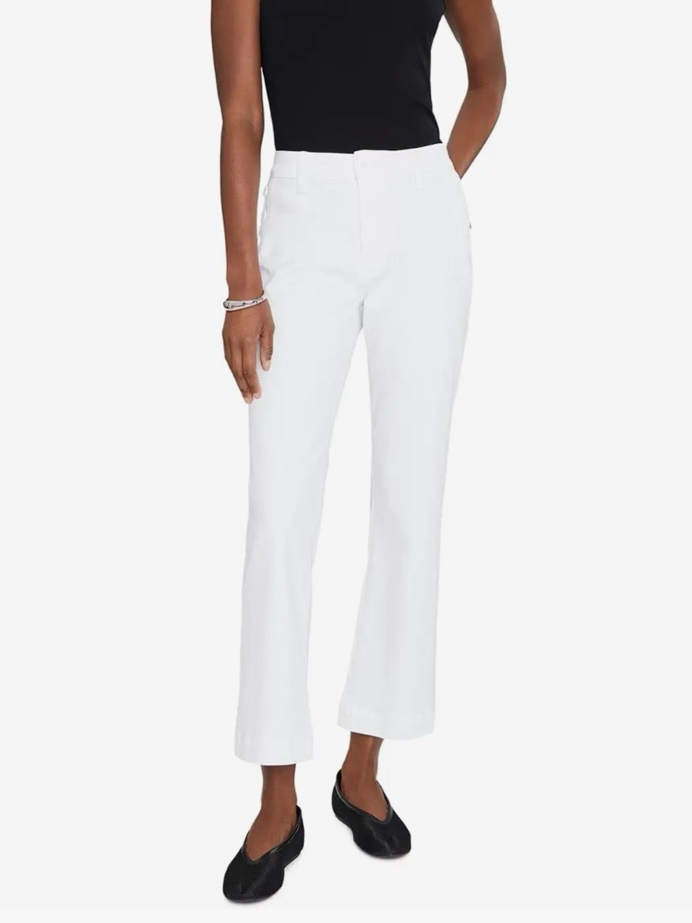 Kut From The Kloth Kelsey Bootcut Pants White Size 6P NWT STITCH FIX